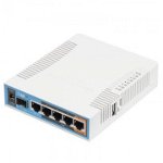 Router Access Point Wireless MikroTik hAP AC RB962UiGS-5HacT2HnT, 5x 10/100/1000, USB 2.0