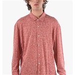 CORNELIANI Polo Neck Long-Sleeved Flax Sweater With Front Buttoning Pink
