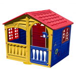 Casuta de joaca Fun House pentru copii, 140 x 109 x 115 cm, multicolor, Suport Pixuri