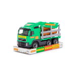 Camion cu lemne - Volvo PowerTruck, 45x19x25 cm, Wader, POLESIE