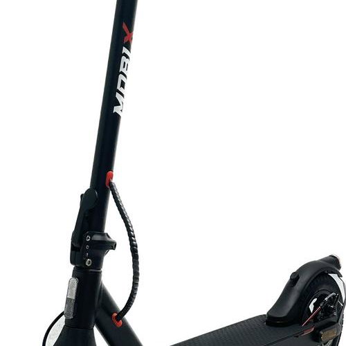 Trotineta electrica pliabila MOBIX Urban E9 PRO, roti pneumatice 10inch, motor 300W, autonomie 20-25km, viteza maxima 25km/h, aplicatie mobila MiniRobot (Negru), MOBIX