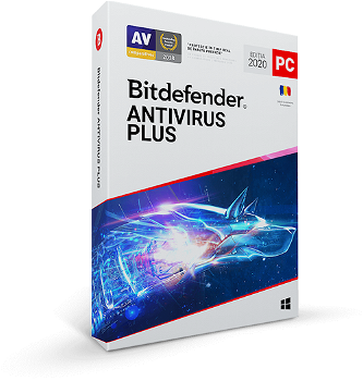 ! Bitdefender Antivirus Plus 2020, 2 PC, 1 an, Licenta noua, BOX/Retail