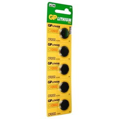 BATERIE GP BATTERIES BUTONI (CR2032), 3V litiu, 5 buc., "GPCR2032-BL5" (include TV 0.05lei)
