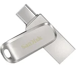 Memorie USB Sandisk Ultra® Luxe Dual Drive 512GB, USB 3.1/USB Type-C, Metal