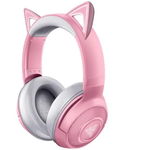 Casti gaming wireless Razer Kraken BT Kitty Edition, iluminare Chroma RGB, bluetooth 5.0, Roz Quartz