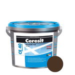 Chit de rosturi gresie si faianta Ceresit CE 40, maron, interior /exterior, 5 kg, Ceresit