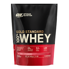 Whey Gold Standard pudra, 450g, Optimum Nutrition, Proteina din zer