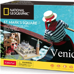 Puzzle 3D Cubic Fun - National Geographic, Piata San Marco, 107 piese, NoName