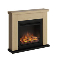 Semineu TAGU Frode Light Beige cu Focar Electric PowerFlame, 23 inch, FM461-BE1-23PF1A