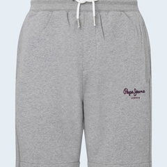 Pepe Jeans London, Bermude de casa, cu buzunare George, Gri deschis melange, M Pepe Jeans London, Bermude de casa, cu buzunare George, Gri deschis melange, M
