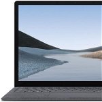 Laptop Microsoft Surface 3 Business (Procesor Intel® Core™ i5-1035G7 (6M Cache, up to 3.70 GHz), Ice Lake, 13.5" Pixel Sense, Touch, 8GB, 128GB SSD, Intel® Iris® Plus Graphics, Win10 Home, Argintiu)