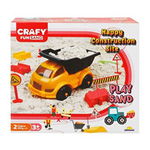 Set Crafy Fun Sand - Santier constructie, 14 piese