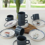 Set pentru ceai, Keramika, 275KRM1648, Ceramica, Multicolor, Keramika