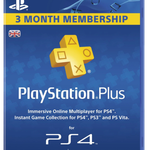 Playstation Plus 90 Day Subscription Card For PS3|PS4|PSV