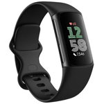 Bratara fitness Fitbit Charge 6, GPS + GLONASS, Bluetooth, NFC, Negru, Fitbit