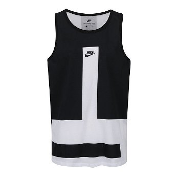 Maiou alb & negru Nike Modern pentru barbati