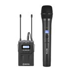 Sistem wireless UHF Boya BY-WM8 PRO-K3 cu Microfon dinamic si Receiver, Boya