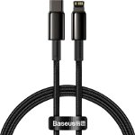 Cablu de incarcare USB-C / lightning 20W 1m Baseus CATLWJ-01 black