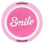 Capac obiectiv Smile, PVC, roz, 52 mm