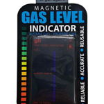 Indicator nivel gaz Maltec, prindere magnetica, 10 x 6,5 cm, negru, Maltec