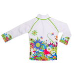 Tricou de baie Flowwers marimea 122-128 protectie UV Swimpy