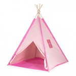 Cort indian teepee de joaca pentru copii, tip wigwam Ecotoys - Roz, Ecotoys