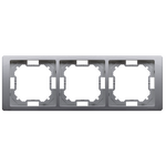 Caseta 3 ori Basic Neos metalic inoxidabil (BMRC3 / 21), Kontakt-Simon