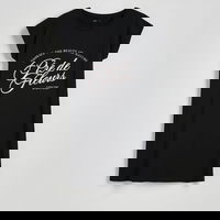 Reserved - Cămașă de noapte din bumbac - negru, Reserved