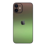 Set Folii Skin Acoperire 360 Compatibile cu Apple iPhone 12 (2 Buc) - Wraps Skin Chameleon Avocado Metallic