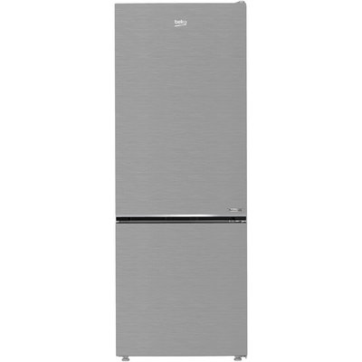 Beko Combina frigorifica Beko B7RCNE566HXB1, 490 l, No Frost, Clasa C, Vacation Mode, Alarma usa, Iluminare LED, Metal Look, Beko