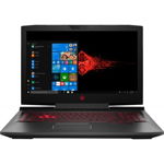 Notebook / Laptop HP Gaming 17.3'' OMEN 17-an0xx, FHD IPS 120Hz G-Sync, Procesor Intel® Core™ i7-7700HQ (6M Cache, up to 3.80 GHz), 12GB DDR4, 1TB 7200 RPM + 256GB SSD, GeForce GTX 1060 6GB, Win 10 Home, Black