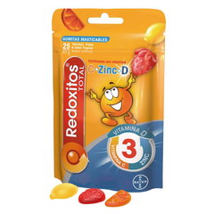 Jeleuri cu vitamina C 30 mg Redoxitos Triple Action, 25 bucati, Bayer, Bayer Jeleuri cu vitamina C 30 mg Redoxitos Triple Action, 25 bucati, Bayer, Bayer