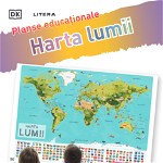 Harta lumii. Planse educationale, Editura Litera