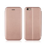 Husa Flip Carte Cu Magnet Lux Upzz iPhone 6 - 6s Rose Gold