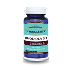 Supliment Alimentar Rhodiola Zen Forte Herbagetica, 60 capsule