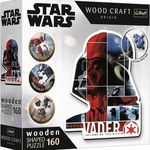 Trefl PUZZLE 160EL TREFL WOOD CRAFT STAR WARS VADER PU, Trefl