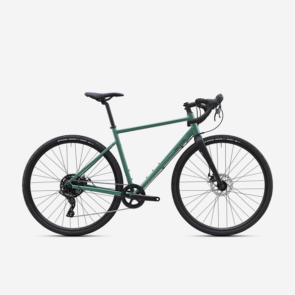 Bicicletă gravel Microshift Acolyte 1x8v, GRVL AF DISCOVER Verde