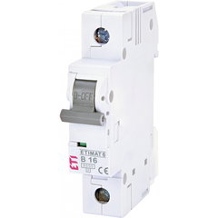Siguranta automata 1P 16A Curba B 6kA ETI 002111516