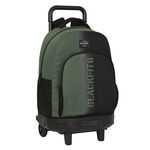 Ghiozdan cu Roți BlackFit8 Gradient Negru Verde militar (33 x 45 x 22 cm), BlackFit8