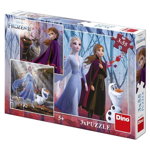 Puzzle 3 in 1 - Frozen II (3 x 55 piese)