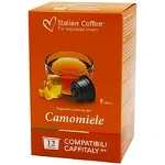 Ceai de Musetel cu Miere, 72 capsule compatibile Cafissimo/Caffitaly/Beanz, Italian Coffee