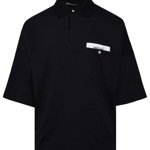 Palm Angels PALM ANGELS Navy cotton Sartorial Tape polo shirt Navy, Palm Angels
