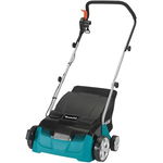 Scarificator electric Makita UV3200, 1300 W, Latime de taiere 32 cm, Cos colector 30 L (Negru/Albastru), Makita