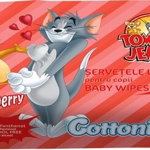 Servetele umede Cottonino Tom & Jerry, Strawberry, 72 buc