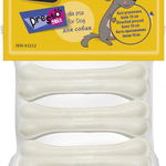 Hau&Miau PRESSED BONE WHITE, 10 cm, 3 buc/pachet, 90 g/pachet, 120 pachet/cutie, Hau&Miau