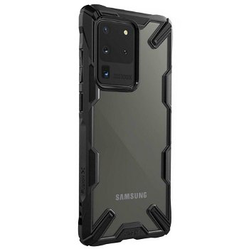 Husa de protectie Ringke Fusion X pentru Samsung Galaxy S20 Ultra, Black