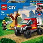 Camion de pompieri LEGO City 4x4 Misiune de salvare (60393), LEGO