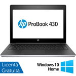 Laptop Refurbished HP ProBook 430 G6, Intel Core i3-8145U 2.10 - 3.90GHz, 8GB DDR4, 256GB SSD, 13.3 Inch Full HD, Webcam + Windows 10 Home, HP