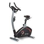 Bicicleta exercitii FLOW FITNESS DHT2000I, Greutate utilizator 135 Kg, 24 programe antrenament, Bluetooth, Suport tableta/smartphone, Roti transport, Scaun reglabil