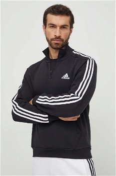 adidas bluză bărbați, culoarea negru, cu imprimeu HZ6235, adidas